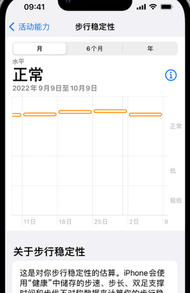 四会iPhone手机维修如何在iPhone开启'步行稳定性通知'