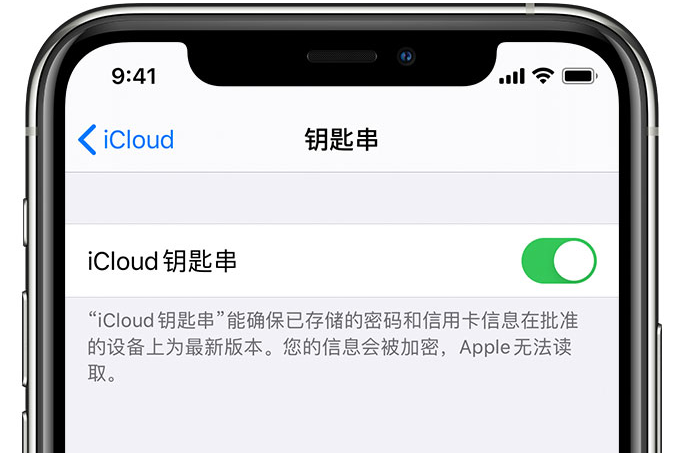 四会苹果手机维修分享在 iPhone 上开启 iCloud 钥匙串之后会储存哪些信息 