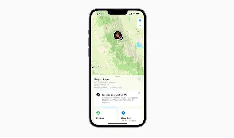 四会苹果14维修分享iPhone14系列中 FindMy功能通过卫星分享位置方法教程 