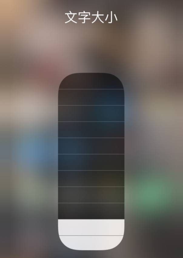 四会苹果手机维修分享小技巧：在 iPhone 控制中心快速调节字体大小 